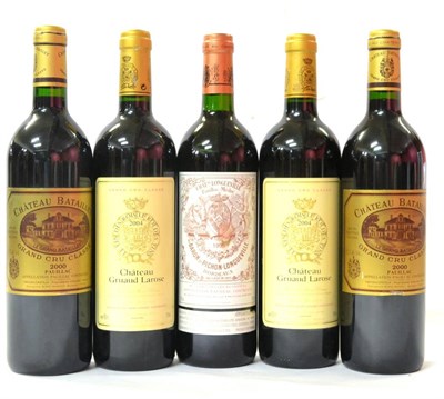 Lot 2071 - Chateau Pichon Longueville Comtesse de Lalande 1995, Pauillac; Chateau Batailley 2000, Pauillac...