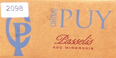 Lot 2098 - Chateau Puy Passelis 2007, Menervois, half case (x3) (eighteen bottles)