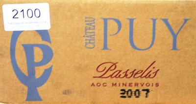 Lot 2100 - Chateau Puy Passelis 2007, Minervois, half case (x2) (twelve bottles)