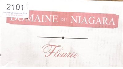 Lot 2101 - Despres Domaine du Niagara Fleurie 2009, Beaujolais Cru, half case (x2) (twelve bottles)