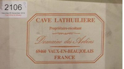 Lot 2106 - Domaine des Arbins Beaujolais Villages Tradition 2009, Beaujolais, half case (x3) (eighteen...