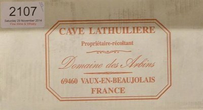 Lot 2107 - Domaine des Arbins Beaujolais Villages Vielles Vignes 2009, Beaujolais, half case (x3)...