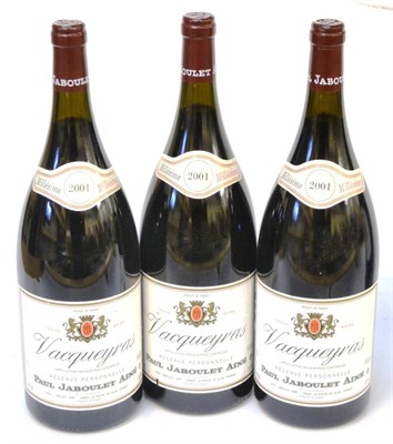 Lot 2120 - Paul Jaboulet Aine Vacqueyras 2001, Rhone, magnum (x3) (three magnums)