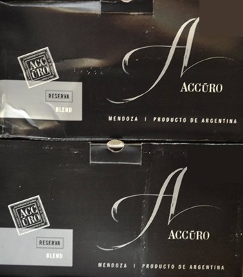 Lot 2139 - Accuro Wineries Reserva Blend 2007, Lujan de Cuyo, Mendoza, Argentina (twelve bottles)