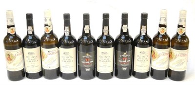 Lot 2185 - Martinez 2000, vintage port (x2); Quinta do Vale Dona Maria 1997, vintage port (x4); La Gitana...