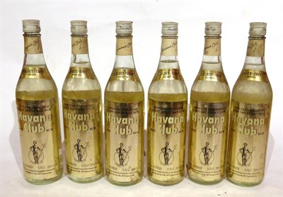 Lot 2210 - Havana Club Genuine Imported Light Dry Cuban Rum, circa 1980s, 0.75lt 26 2/3 fl ozs, 40GL/70...