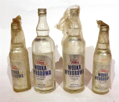 Lot 2229 - Wodka Wyborowa Pure Grain (vodka), 26.6 fl ozs, 73 proof (x3); Wodka Wyborowa Pure Grain...