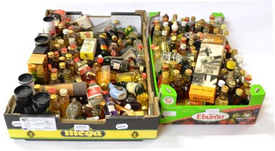 Lot 2231 - A Collection of Assorted Whisky and Liquor Miniatures U: viewing essential, approximately 30 whisky