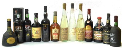 Lot 2235 - A Mixed Parcel of Drambuie, Tawny Port etc (thirteen bottles)