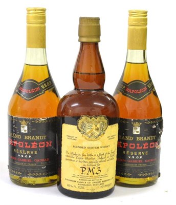 Lot 2236 - Alexander Dunn Slaintheva Blended Scotch Whisky, circa 1960's, bottled for P.M.3, 26 2/3fl ozs,...