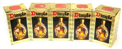 Lot 2254 - Dimple, 26 2/3fl ozs, 70 proof, with original box (x5) (five bottles)