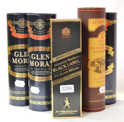 Lot 2256 - Glen Moray Scotch Whisk, Single Speyside Malt, 70cl 40% (x3); Glenmorangie 12 Year Old, 75cl...