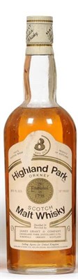 Lot 2261 - Highland Park 8 Year Old, circa late 1970's, old style label, James Grant & Company, 26 2/3 fl ozs