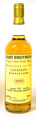 Lot 2267 - Ledaig 21 Year Old 1973 Hart Brothers, 70cl, 43%