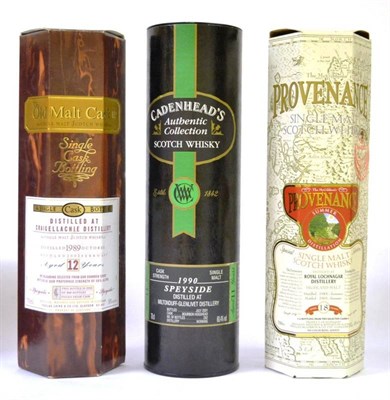 Lot 2269 - Miltonduff-Glenlivet 11 Year Old 1990 Cadenhead Authentic Collection, Cask Strength Single...