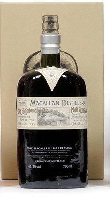 Lot 2279 - The Macallan 1861 Replica, a replica of the bottle, nose and flavour of an original bottling by...