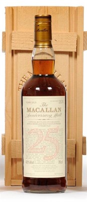 Lot 2285 - The Macallan Over 25 Year Old Anniversary Malt 2000, distilled 1975 bottled 2000, 70cl, 43%, in...