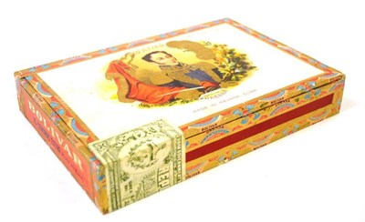 Lot 2289 - Bolivar Coronas Extra, sealed box of 25, stamped CLARO MADE BY HAND Vintage - unknown, presumed...