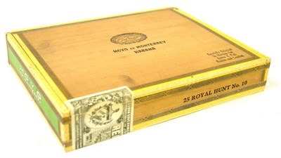 Lot 2291 - Hoyo de Monterrey Royal Hunt No.10 (x8), case stamped Claro 15-10 (eight cigars)  Provenance: given