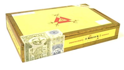 Lot 2293 - Montecristo No. 2, sealed box of 25, stamped JM NISL  Vintage - December 1995