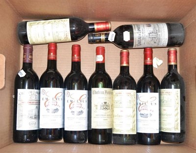 Lot 2037A - Chateau Laroque 1985, St Emilion Grand Cru; Chateau de Lamarque 1985, Haut-Medoc; Chateau...