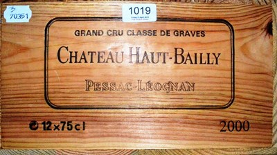 Lot 1019 - Chateau Haut-Bailly 2000, Pessac-Leognan, owc (twelve bottles)