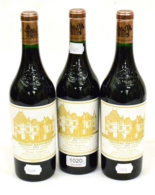 Lot 1020 - Chateau Haut-Brion 2002, Pessac-Leognan (x3) (three bottles U: high fill