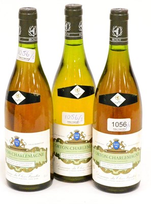 Lot 1056 - Albert Bichot Domaine du Clos Frantin Corton-Charlemagne 1987 (x3) (three bottles)