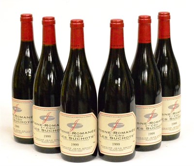 Lot 1065 - Domaine Jean Grivot Les Suchots, Vosne-Romanee Premier Cru 1999 (x6) (six bottles) U: high fill