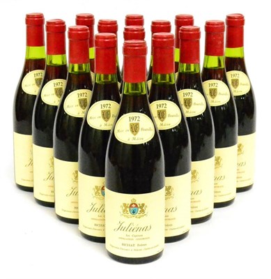 Lot 1106 - Julienas Les Capitans 1972, Bichat Freres (x15) (fifteen bottles)