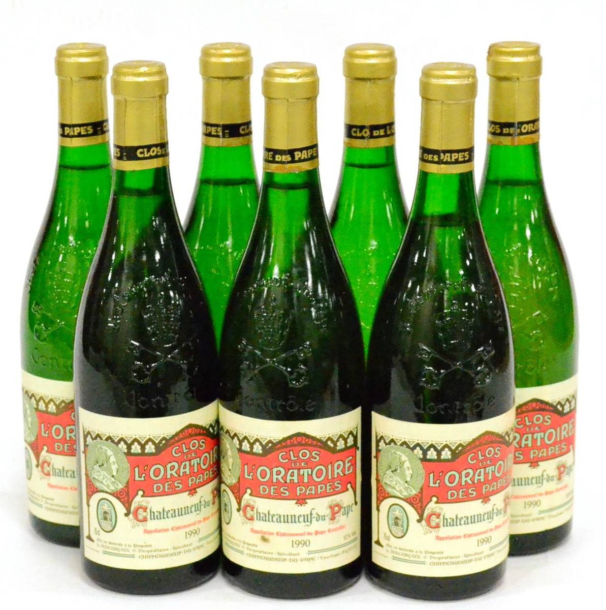 Lot 1108 - Ogier Clos de l'Oratoire des Papes Chateauneuf-du-Pape 1990 (x7) (seven bottles)