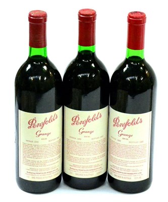 Lot 1113 - Penfolds Grange Bin 95 1983, 1985 and 1986 (three bottles) U: all into neck