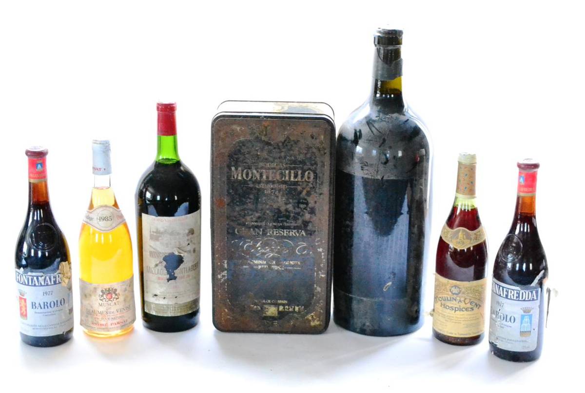 Lot 1122 - A Mixed Parcel Comprising: Chateau Gros Caillou 1981, Saint-Emilion Grand Cru, double magnum...