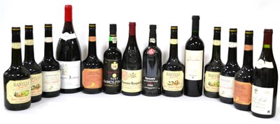 Lot 1124 - A Mixed Parcel Including: Cellier des Templiers Banyuls Grand Cru Viviane le Roy 1980,...