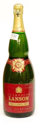 Lot 1132 - Lanson Red Label 1964, vintage champagne, magnum U: 1cm inverted