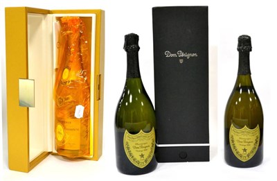 Lot 1133 - Louis Roederer Cristal Brut 2006, vintage champagne, oc; Dom Perignon Brut 2003, vintage champagne