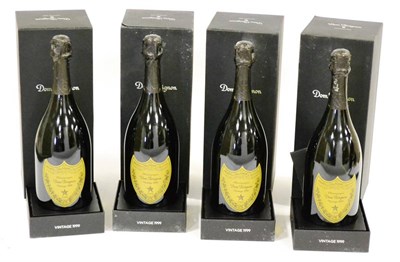 Lot 1136 - Moet & Chandon Dom Perignon Brut 1999, vintage champagne, oc (x4) (four bottles) U: less than...