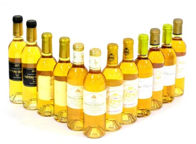 Lot 1138 - A Mixed Parcel of 2006 Sauternes Comprising Two Half Bottles of: Chateau Rieussec, Chateau Climens