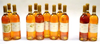 Lot 1143 - Chateau Rieussec 1983, Sauternes (x13) (thirteen bottles) U: mostly into neck, with purchase...