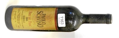 Lot 1163 - Paolo Scavino Bric del Fiasc 1985, Barolo DOCG U: top shoulder