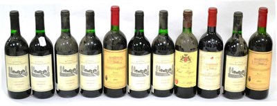 Lot 1168 - Wynns Coonawarra Estate Shiraz 1996, Coonawarra (x6); Chateau Haut Mazerat 1983, Saint-Emilion...