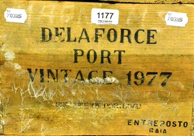 Lot 1177 - Delaforce 1977, vintage port, magnuns, owc (six magnums)