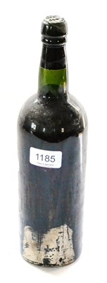 Lot 1185 - Graham 1955, vintage port U: into neck, no label, partial wax capsule stamped