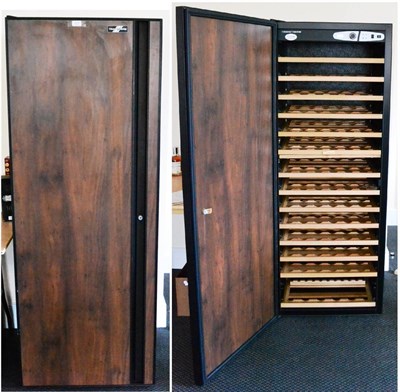 Lot 1204 - A Transtherm Ermitage Wine Fridge, circa 2002, with solid door and left hand hinge With...