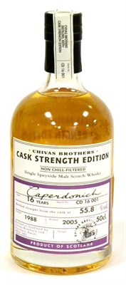 Lot 1248 - Chivas Brothers Cask Strength Edition Glenallachie 16 Year Old, distilled 1990 bottled 2006,...