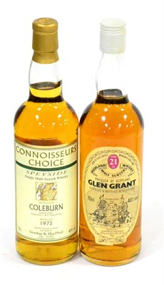 Lot 1256 - Coleburn 1972 Connoisseurs Choice, map label, distilled 1972 by Gordon & Macphail, 75cl, 40%;...