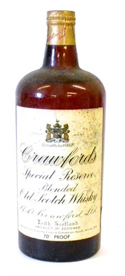 Lot 1258 - Crawford's Special Reserve, Blended Old Scotch Whisky, Awarded Sole Diploma Empire Exhibition,...