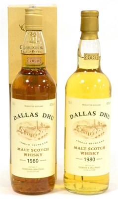 Lot 1259 - Dallas Dhu 1980, distilled 1980 bottled 2000, Gordon and Macphail, 70cl, 40%; Dallas Dhu 1980,...