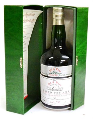 Lot 1268 - Glen Esk 31 Year Old Old & Rare Platinum Selection, Single Cask Single Malt Scotch Whisky, one...