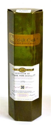 Lot 1285 - Highland Park 30 Year Old 1970 Old Malt Cask, Single Malt Scotch Whisky, distilled 1970 bottled...